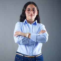 Camisa de Trabajo Dwork DWFF Dama Azul Cielo
