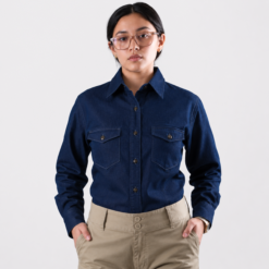Camisa Jean Dama manga larga
